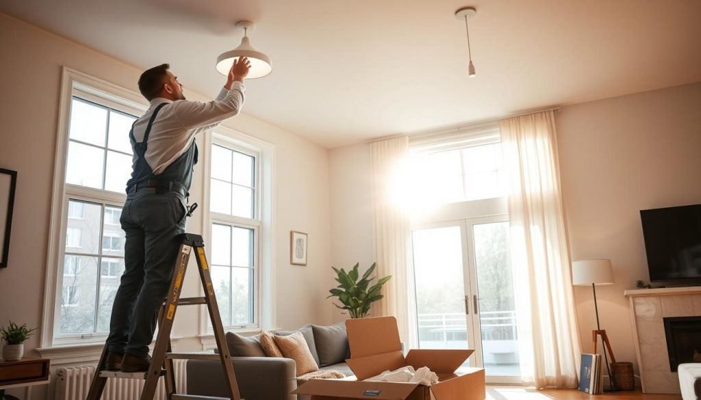 installation of energy-efficient lighting